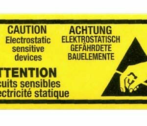 Parcel Labels "ANTI-STATIC" 80 x 35mm (1000)